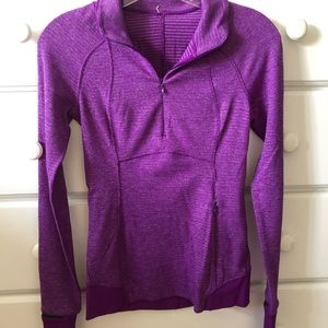 Lululemon Purple Heathered Quarter Zip